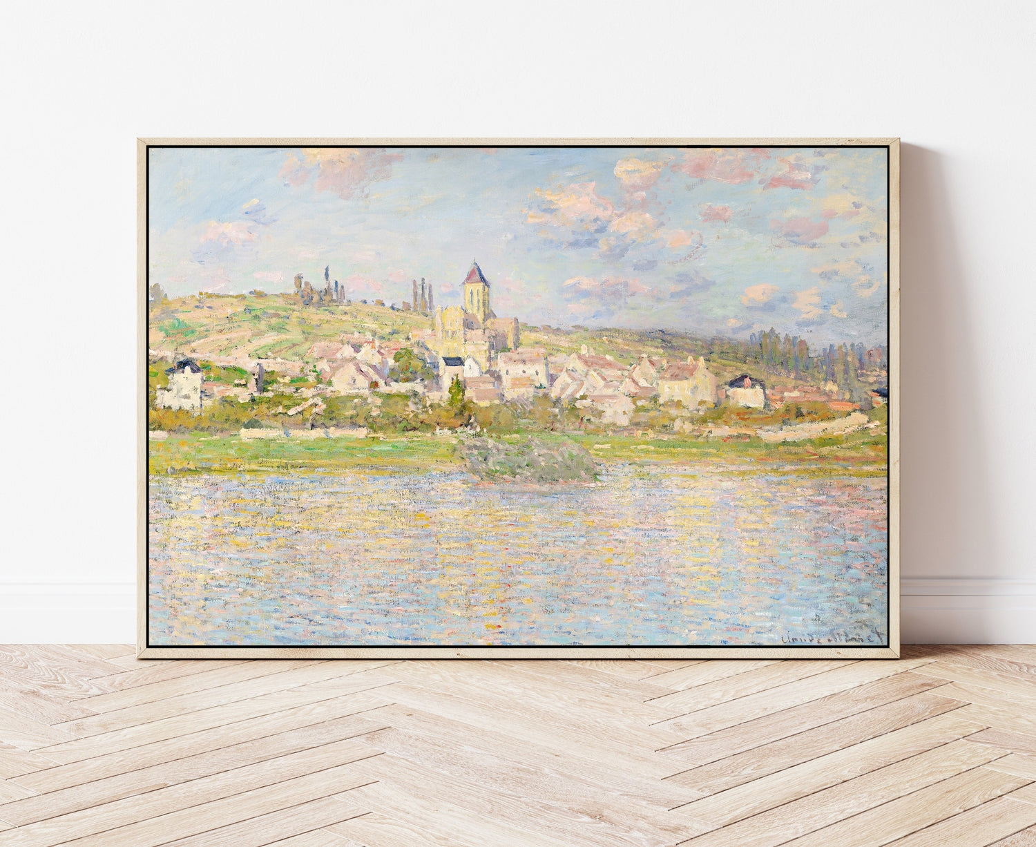 wall-art-print-canvas-poster-framed-Vétheuil 1879, By Monet-by-Gioia Wall Art-Gioia Wall Art