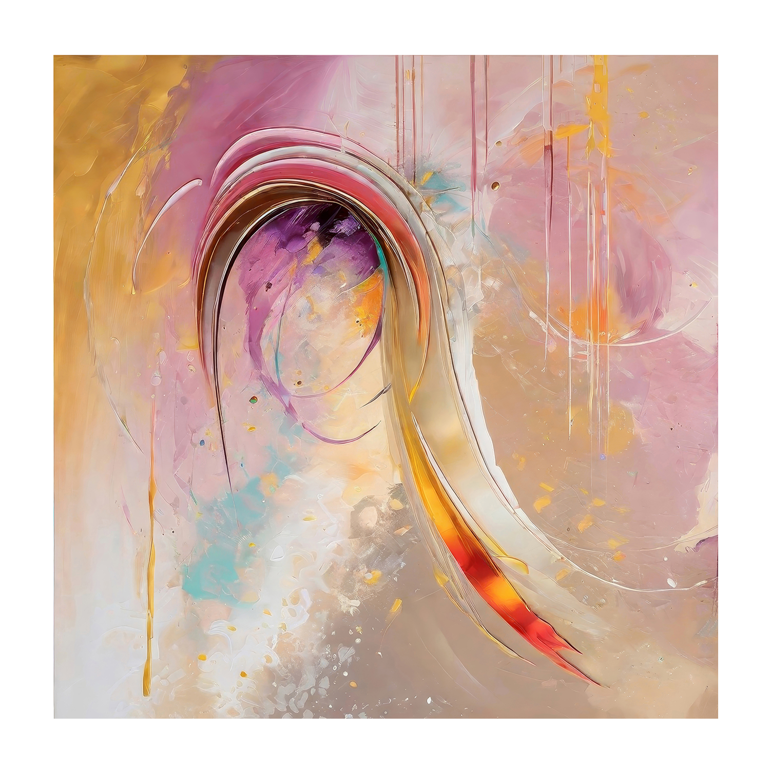 wall-art-print-canvas-poster-framed-Vibrant Colorful Abstract , By Alpenglow Workshop-1