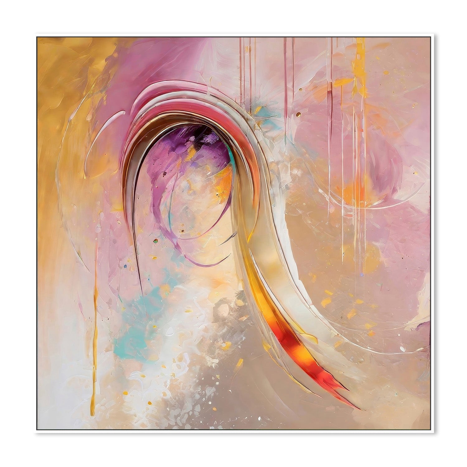 wall-art-print-canvas-poster-framed-Vibrant Colorful Abstract , By Alpenglow Workshop-5