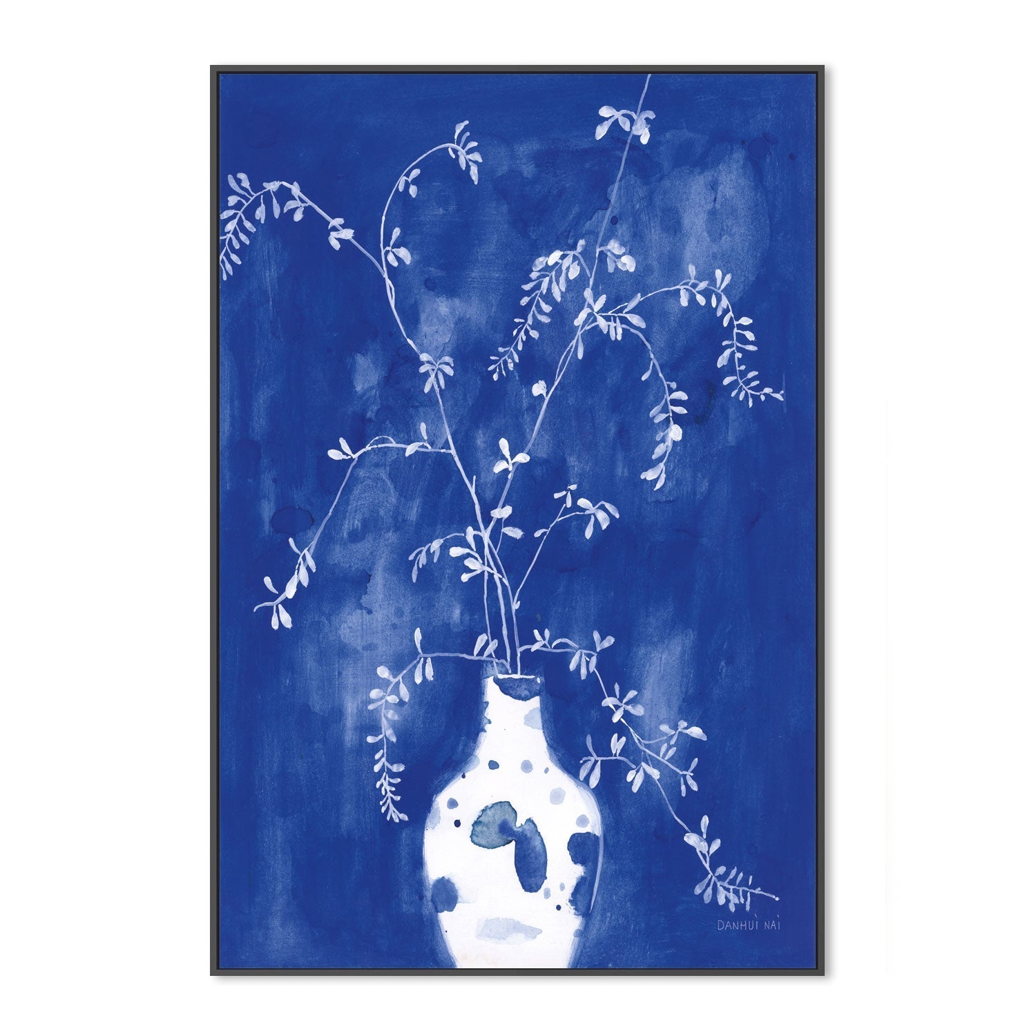 wall-art-print-canvas-poster-framed-Vibrant Vase , By Danhui Nai-GIOIA-WALL-ART