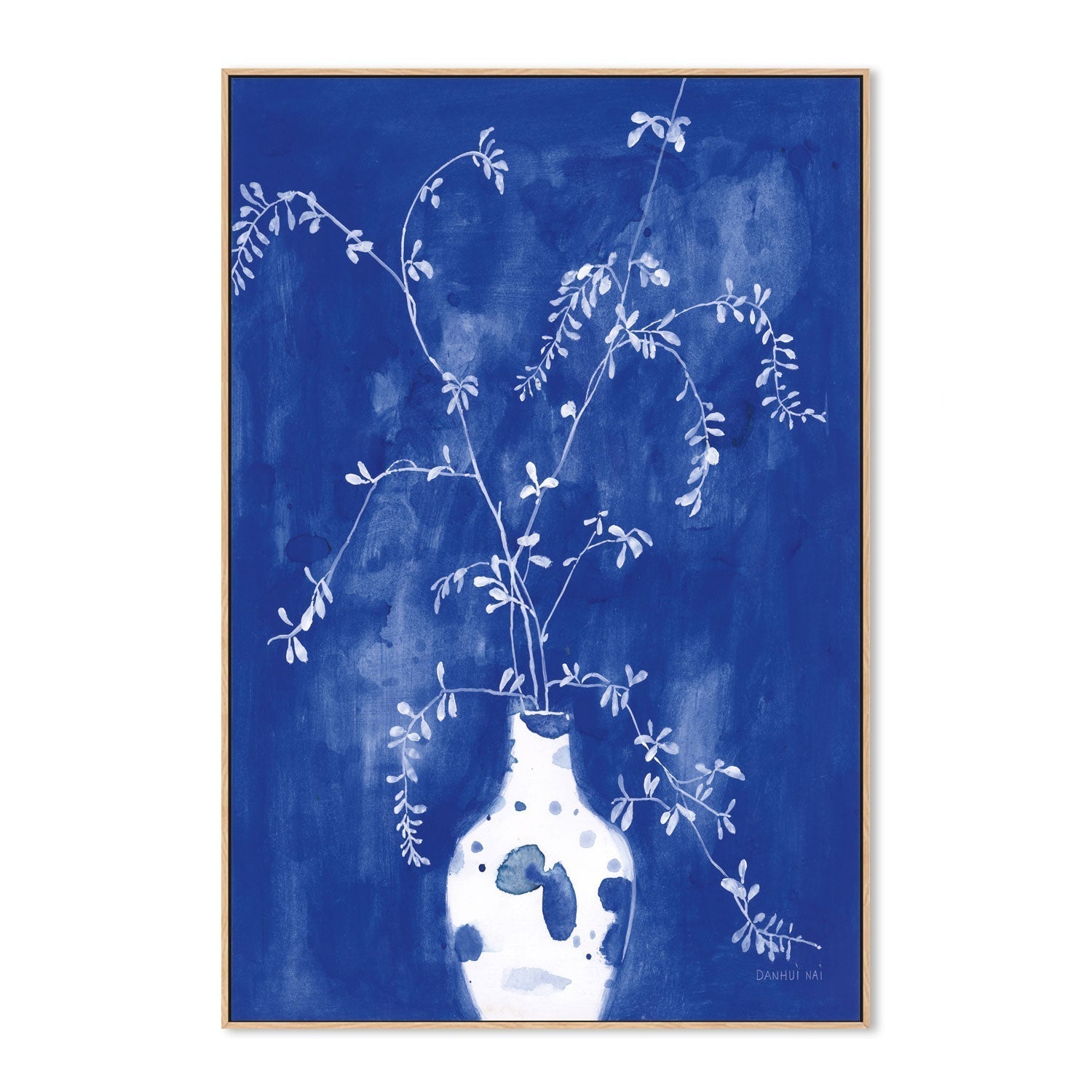 wall-art-print-canvas-poster-framed-Vibrant Vase , By Danhui Nai-GIOIA-WALL-ART