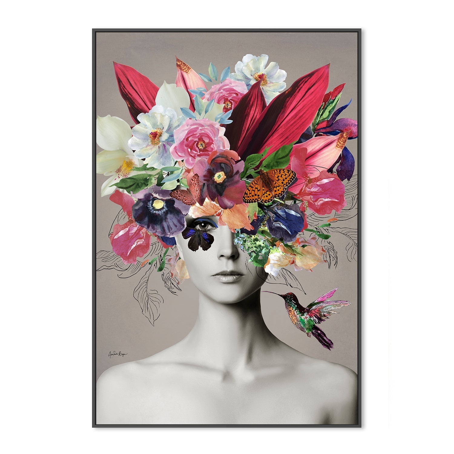 wall-art-print-canvas-poster-framed-Vilarejo , By Ana Paula Hoppe-3