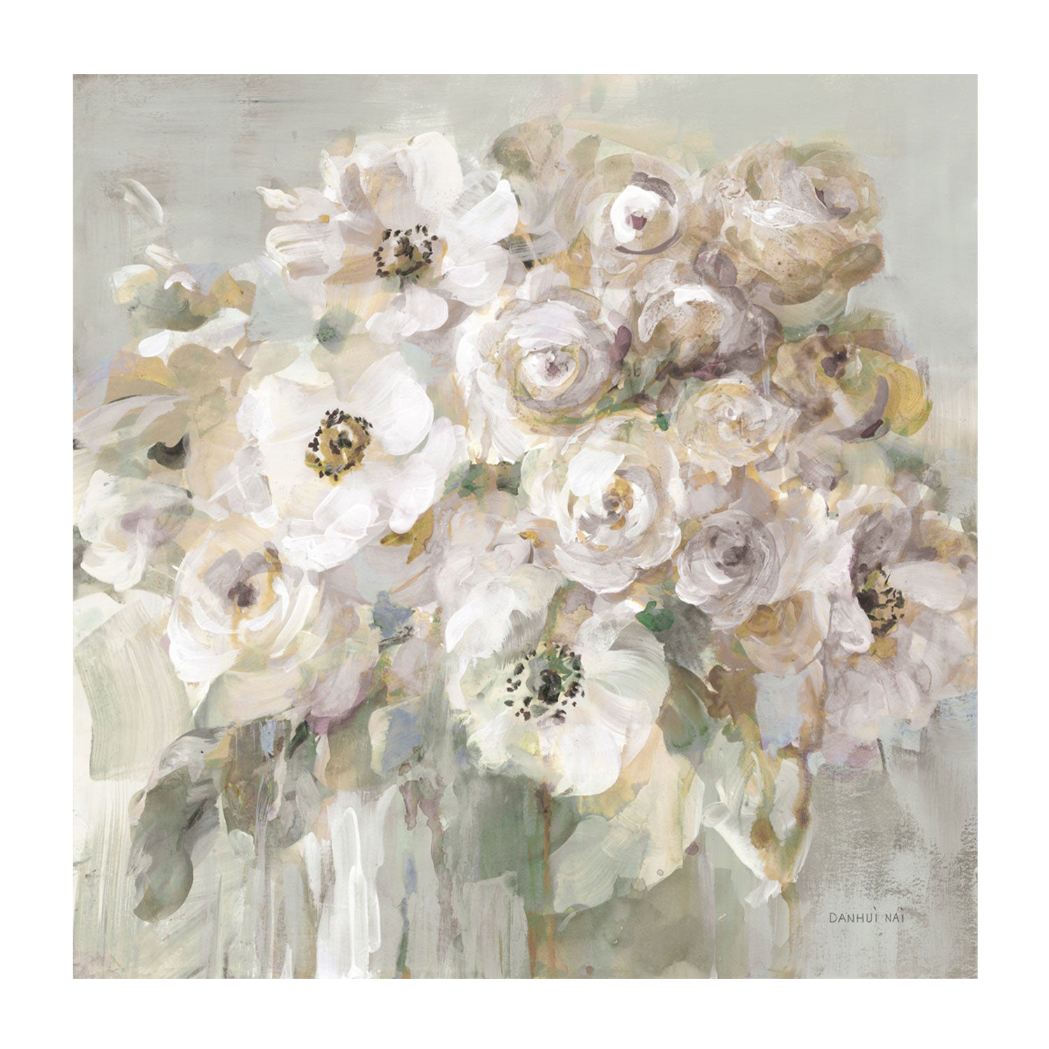 Vintage Blooms , By Danhui Nai