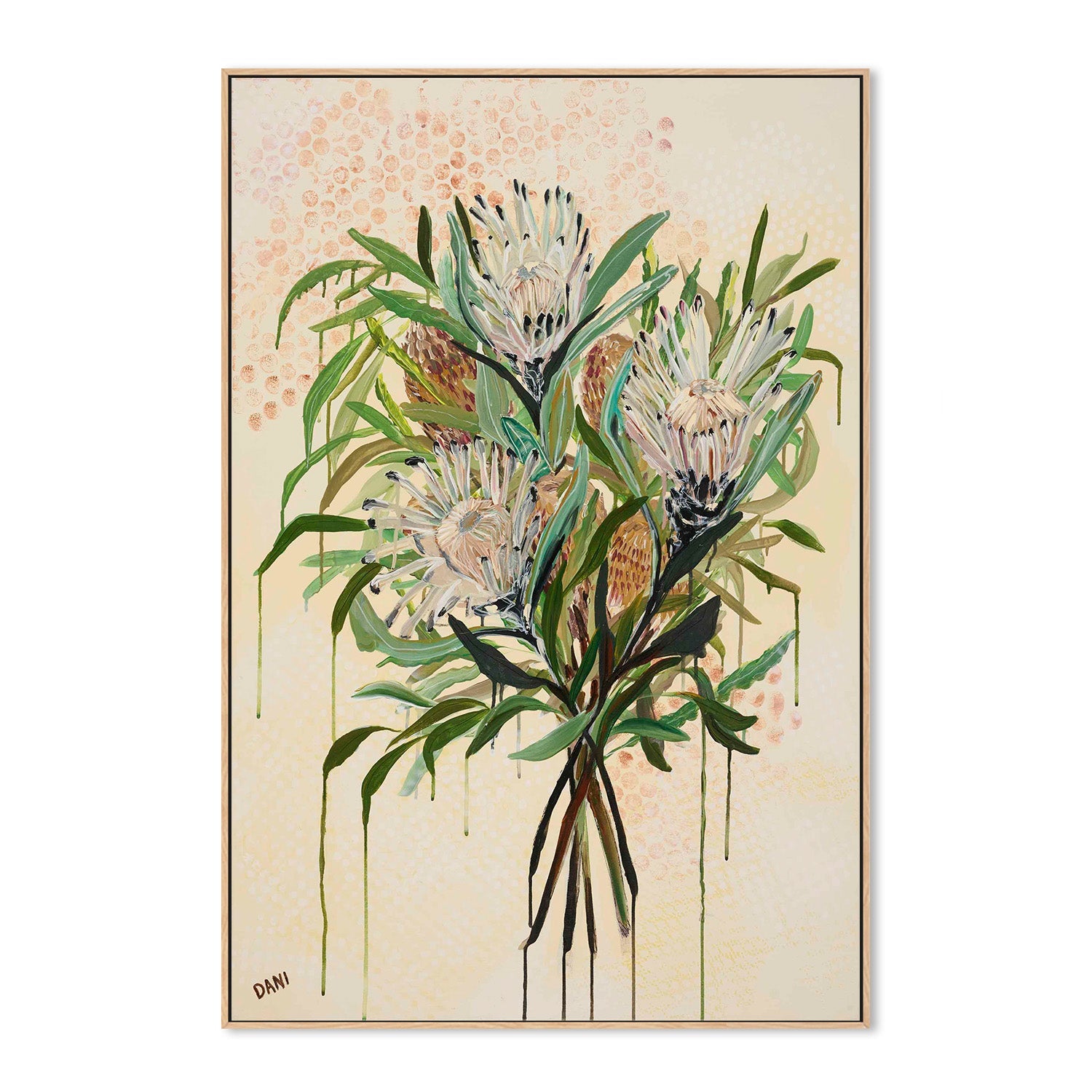 wall-art-print-canvas-poster-framed-Vintage Bouquet-4