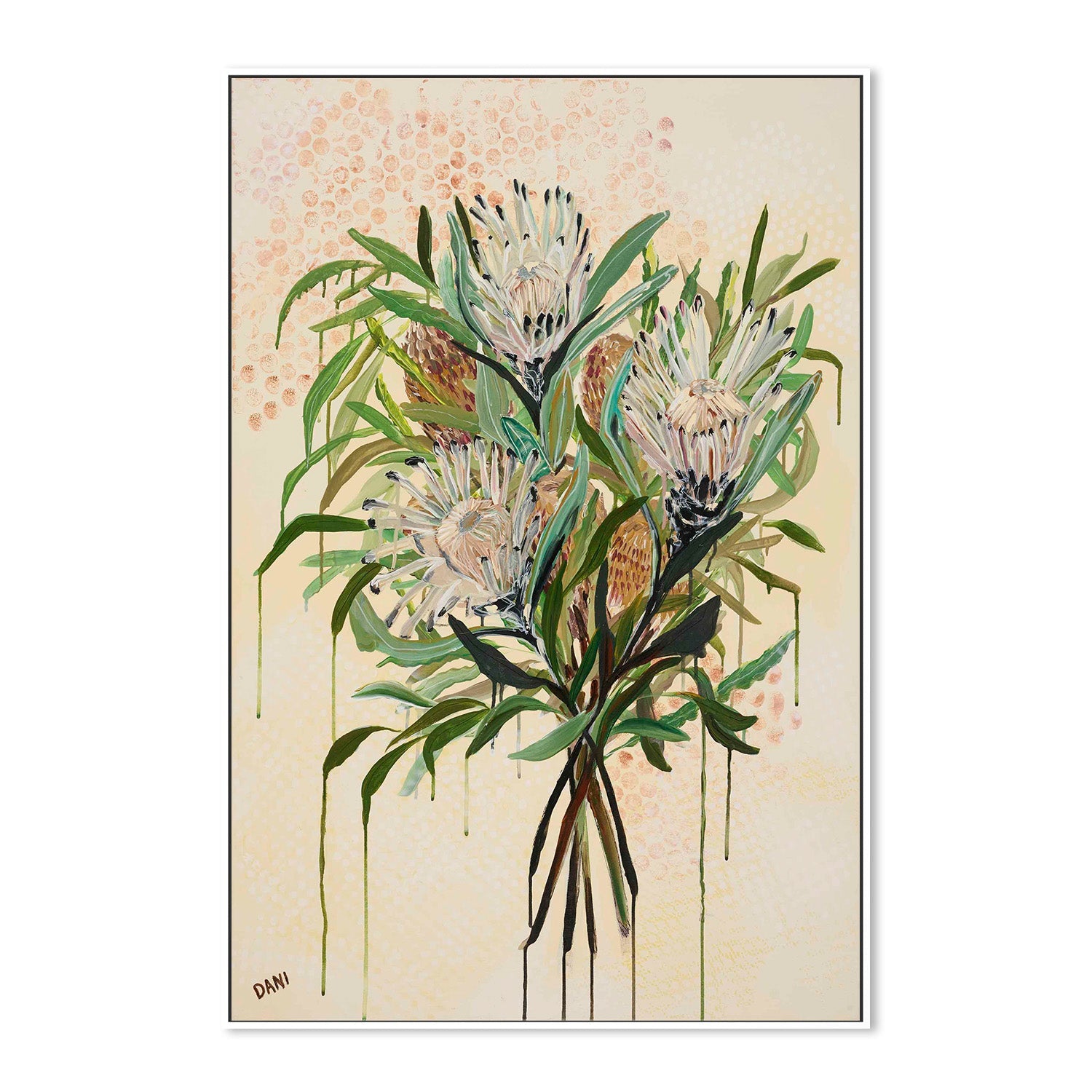 wall-art-print-canvas-poster-framed-Vintage Bouquet-5