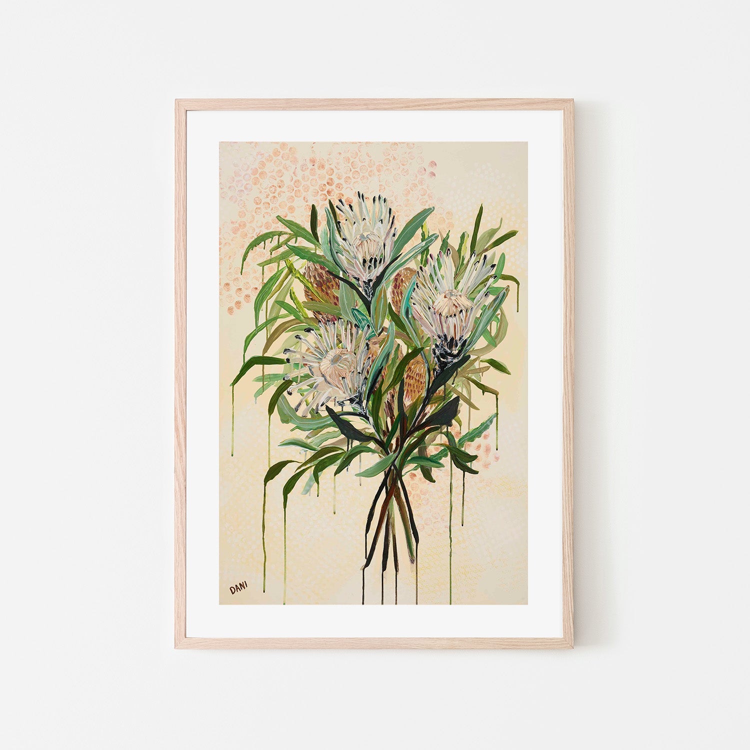 wall-art-print-canvas-poster-framed-Vintage Bouquet-6