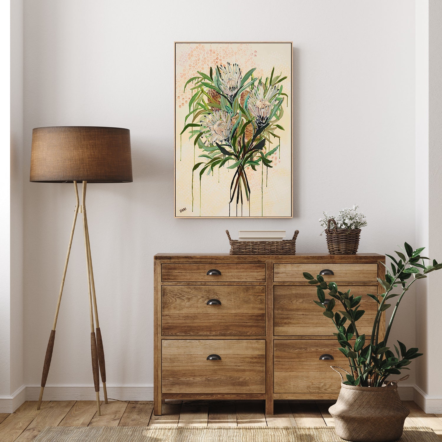 wall-art-print-canvas-poster-framed-Vintage Bouquet-7