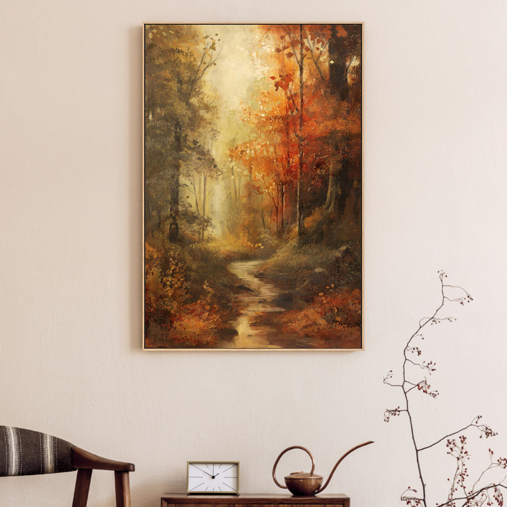 wall-art-print-canvas-poster-framed-Vintage Fall Landscape, Style B , By Nina Blue-2