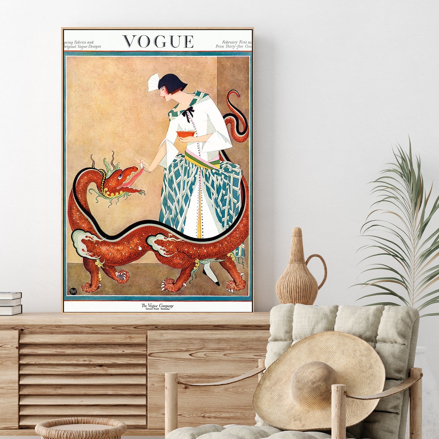 wall-art-print-canvas-poster-framed-Vintage Fashion Cover IX-9