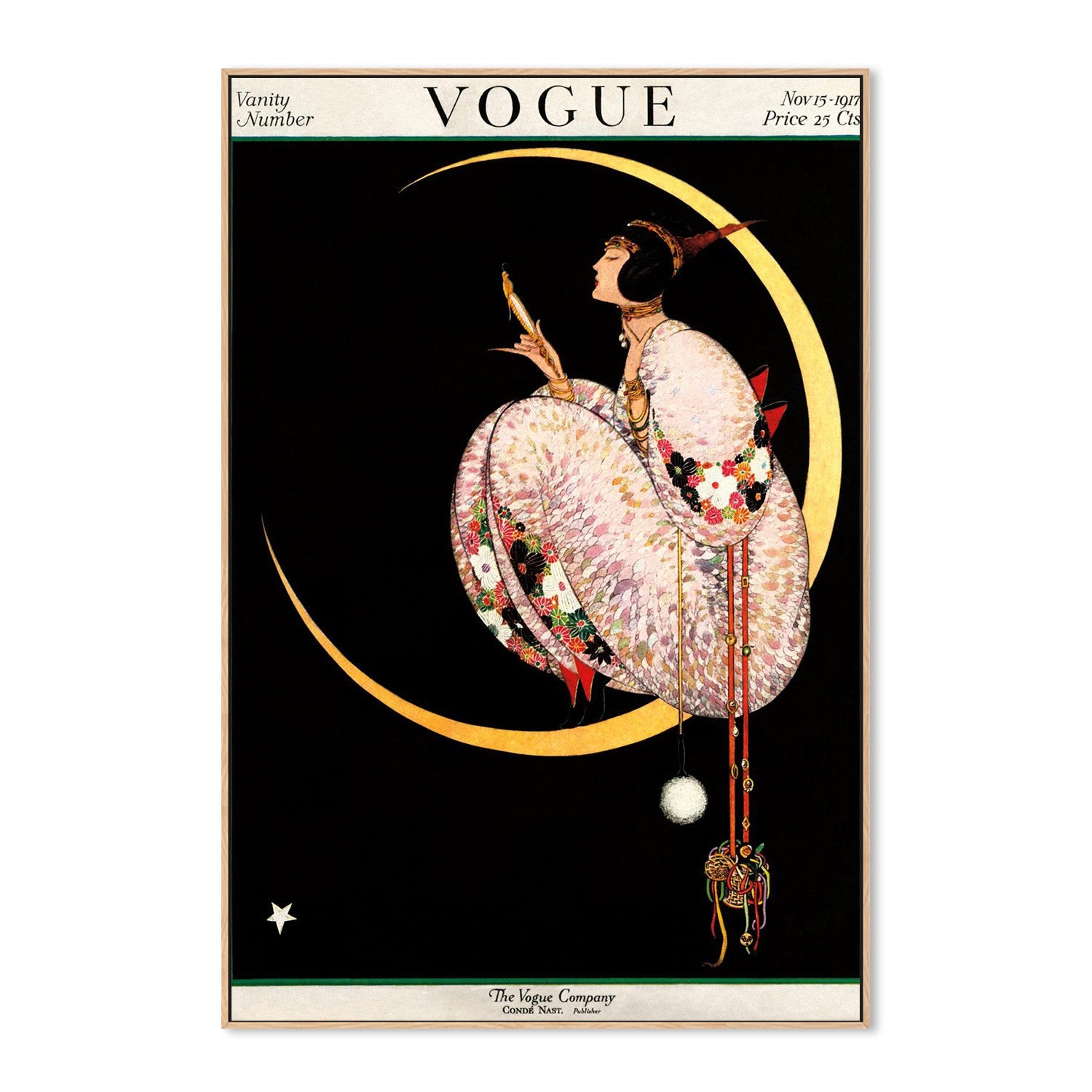 wall-art-print-canvas-poster-framed-Vintage Fashion Cover VI-3