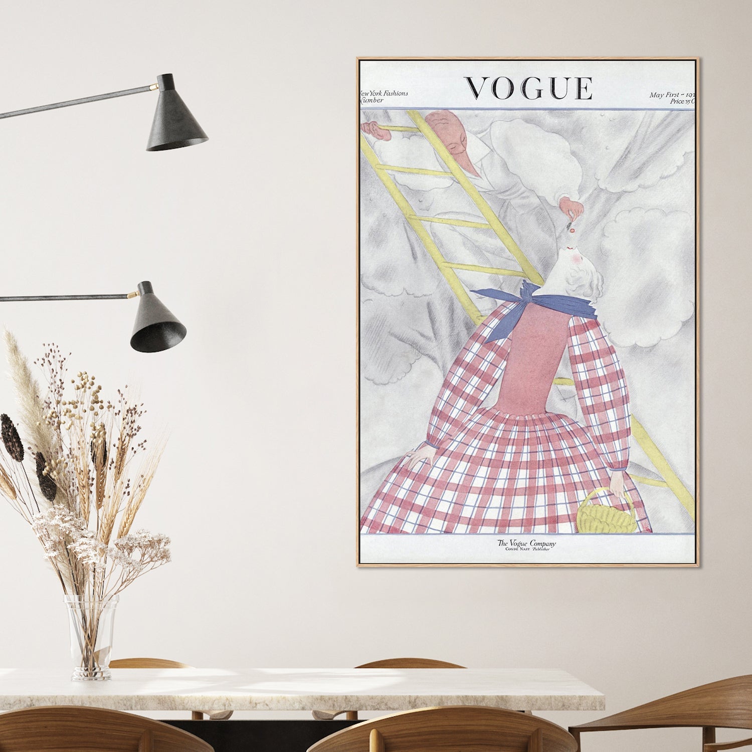 wall-art-print-canvas-poster-framed-Vintage Fashion Cover X-6