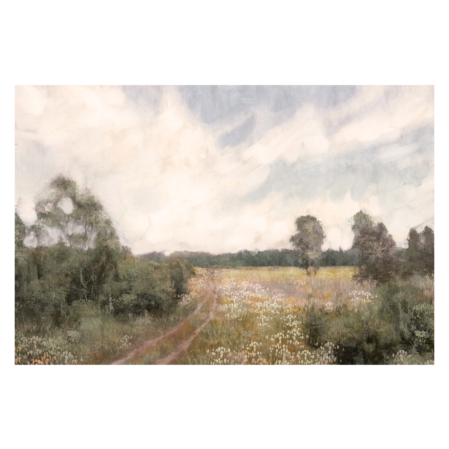 wall-art-print-canvas-poster-framed-Vintage Landscape, Style B , By Nina Blue-1