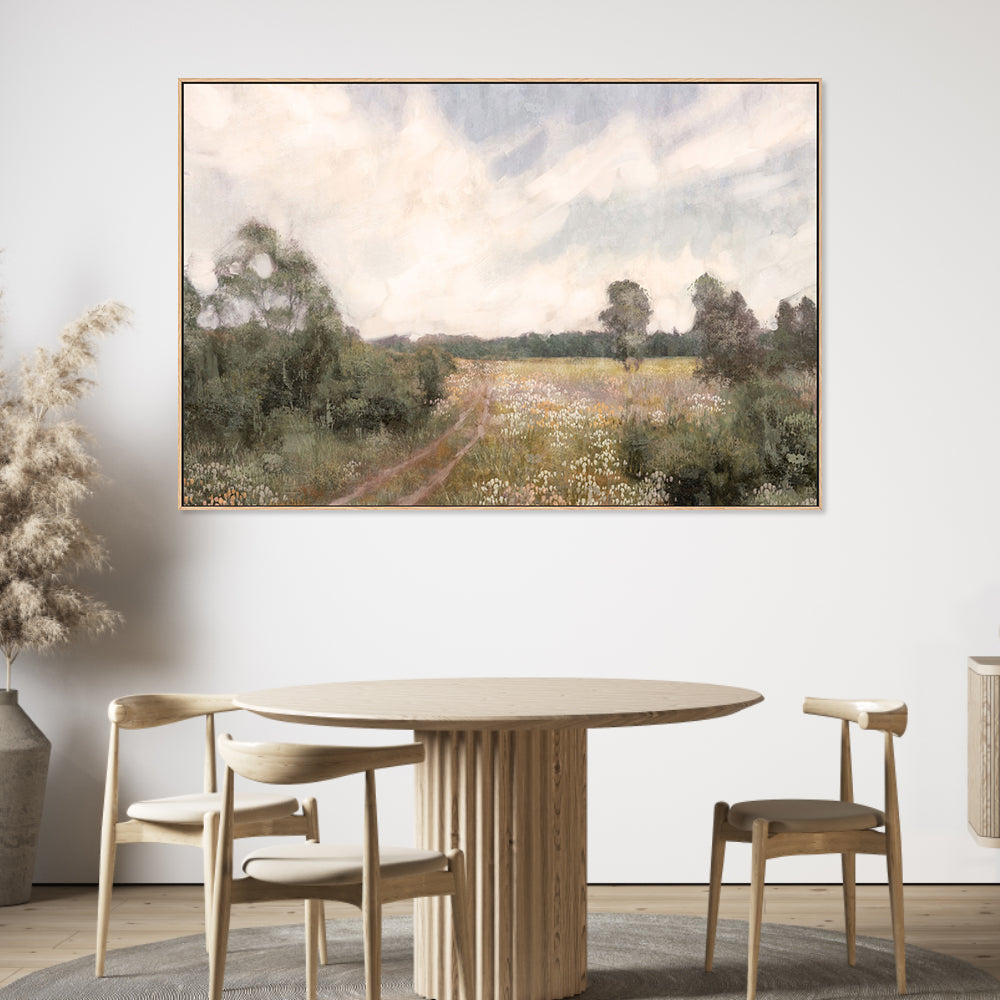 wall-art-print-canvas-poster-framed-Vintage Landscape, Style B , By Nina Blue-2