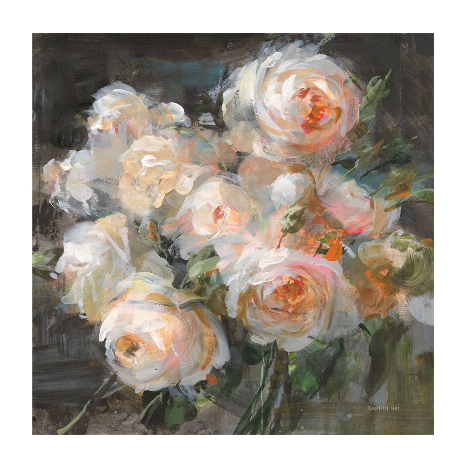 Vintage Roses , By Danhui Nai