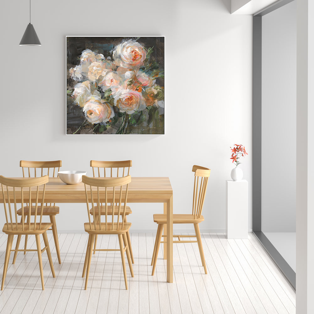 wall-art-print-canvas-poster-framed-Vintage Roses , By Danhui Nai-GIOIA-WALL-ART