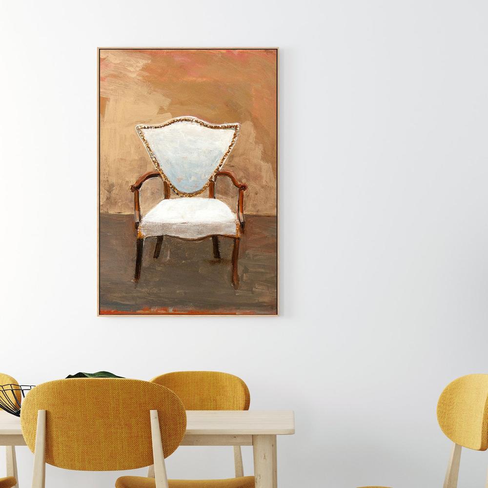 wall-art-print-canvas-poster-framed-Vintage Upholstered Armchair-2