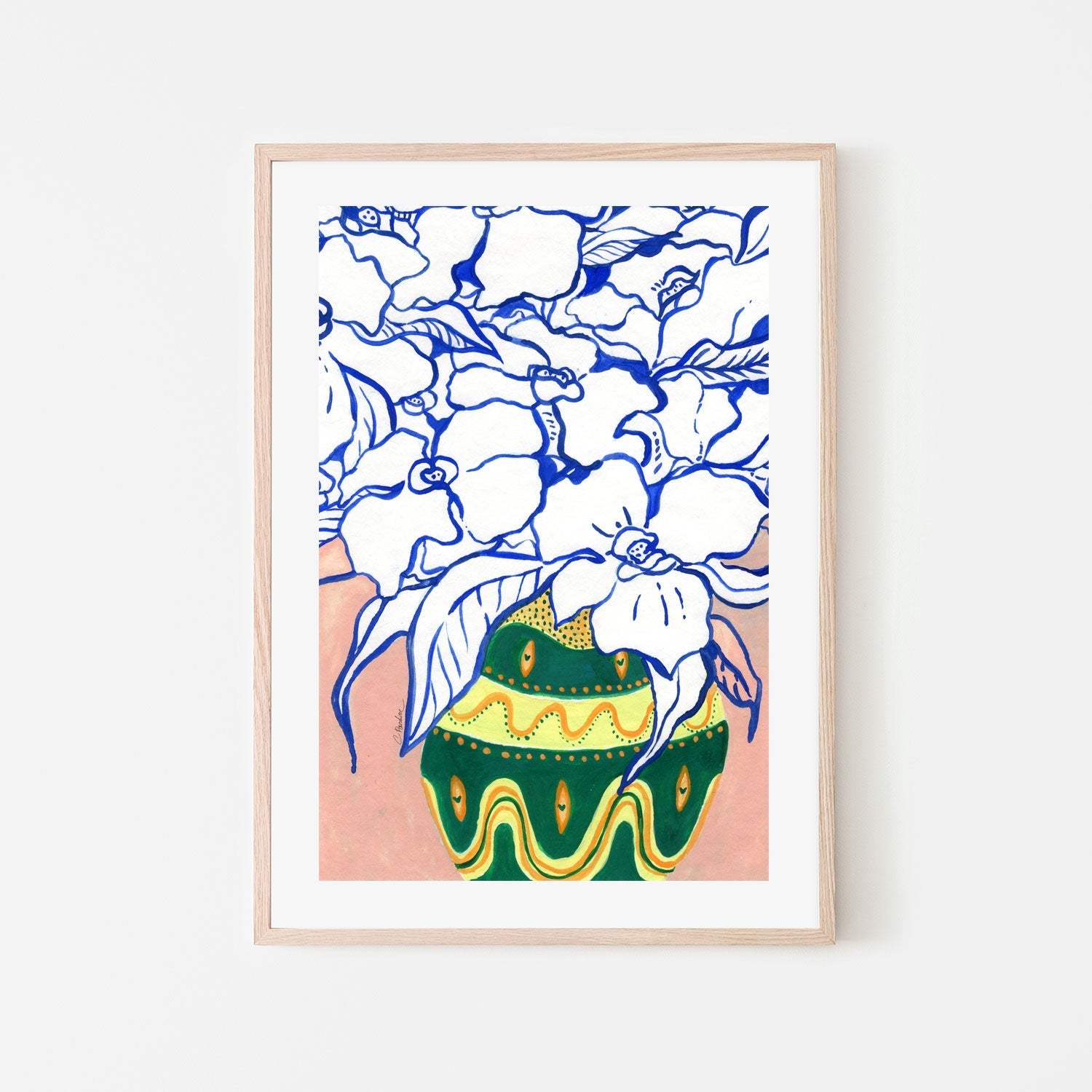 wall-art-print-canvas-poster-framed-Vintage Vase , By Chonticha Hanon-6