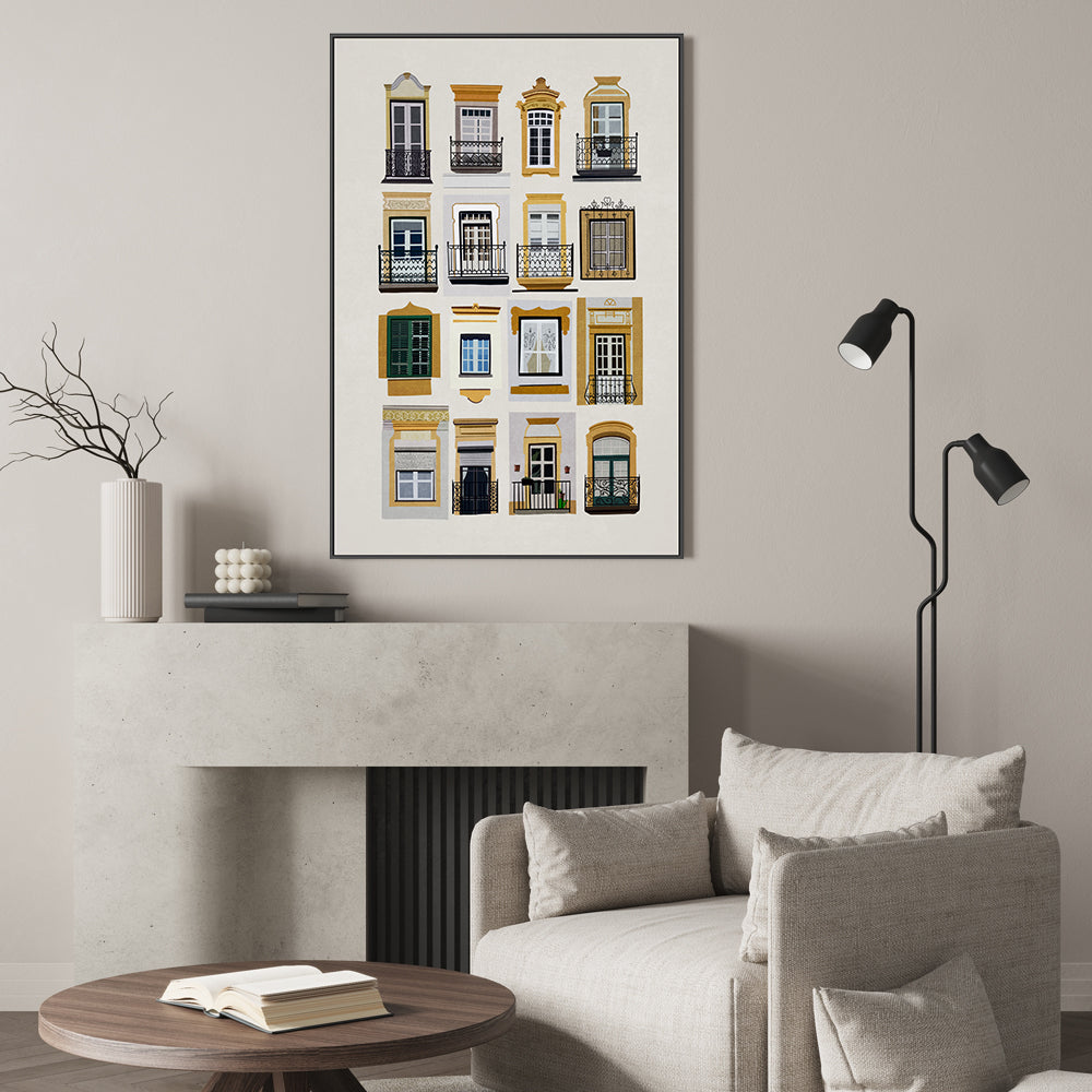 wall-art-print-canvas-poster-framed-Vintage Windows , By Emel Tunaboylu-GIOIA-WALL-ART