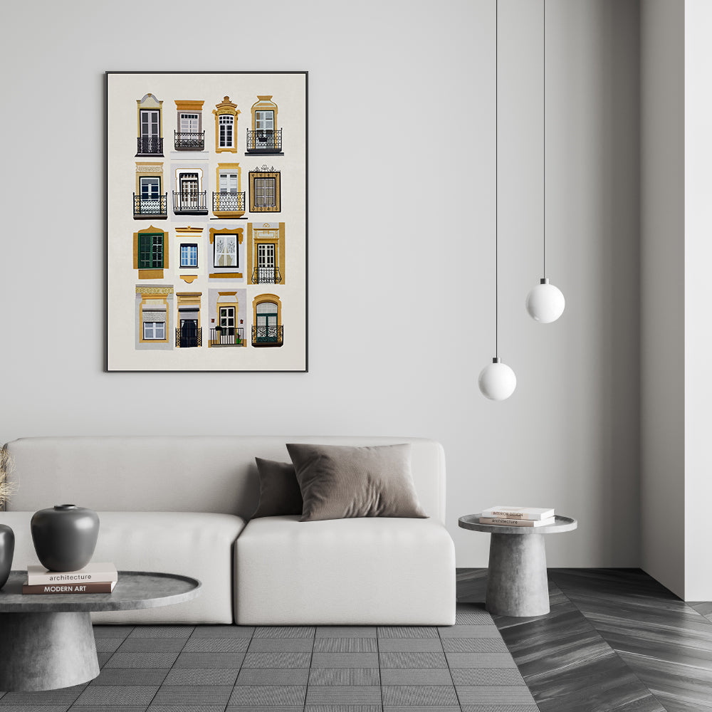 wall-art-print-canvas-poster-framed-Vintage Windows , By Emel Tunaboylu-GIOIA-WALL-ART