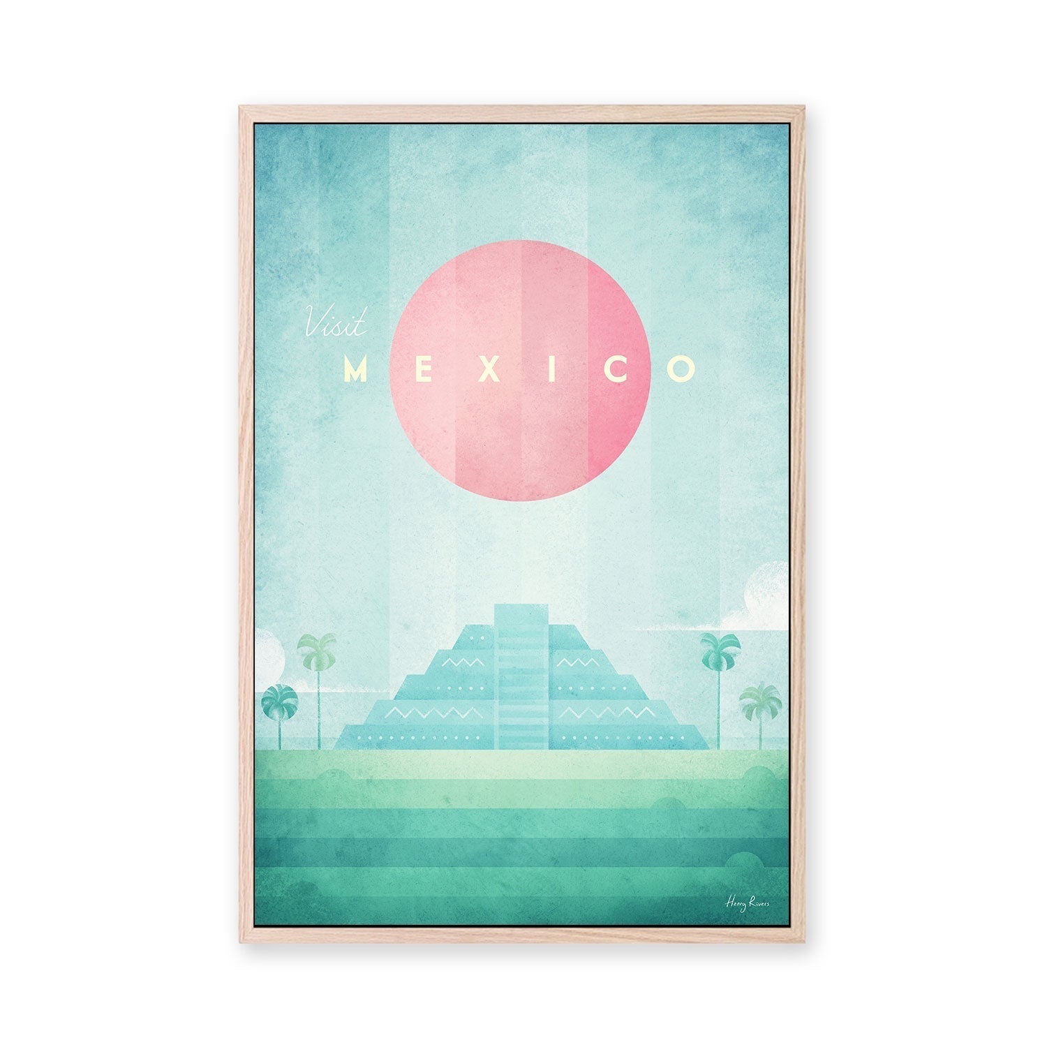 wall-art-print-canvas-poster-framed-Visit Mexico , By Henry Rivers-GIOIA-WALL-ART