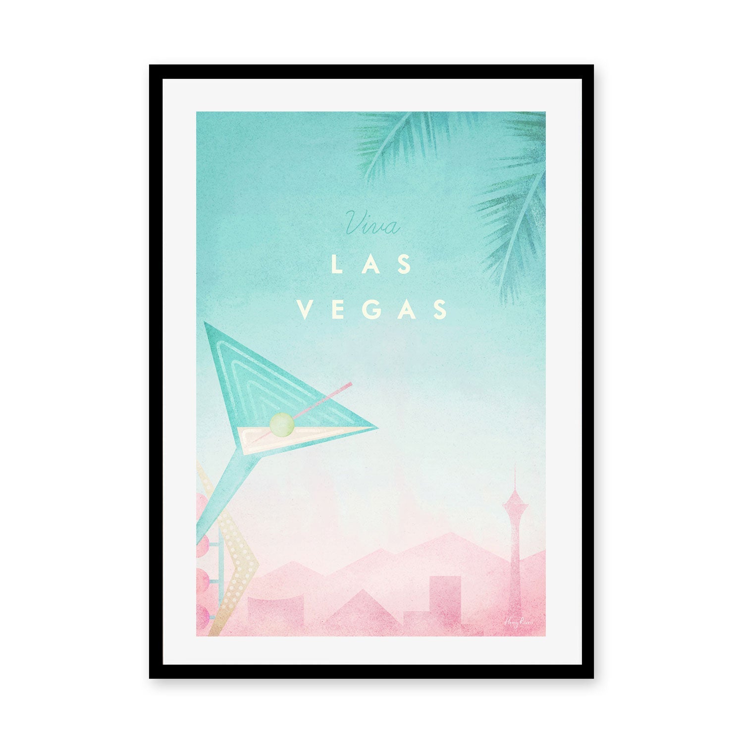 wall-art-print-canvas-poster-framed-Viva Las Vegas , By Henry Rivers-GIOIA-WALL-ART