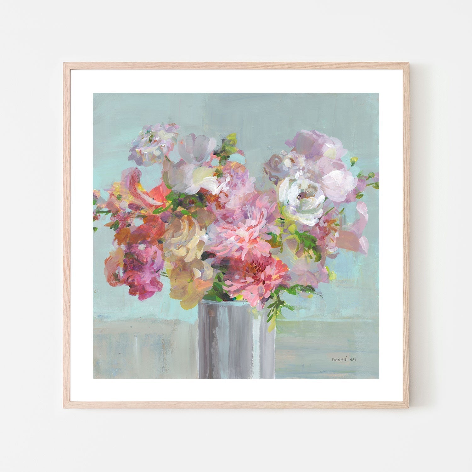 wall-art-print-canvas-poster-framed-Vivid Flowers , By Danhui Nai-GIOIA-WALL-ART