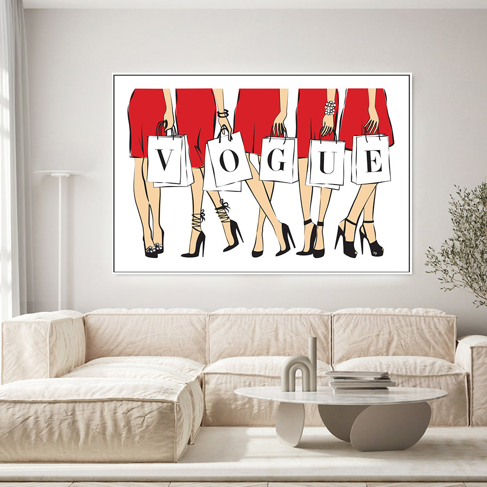 wall-art-print-canvas-poster-framed-Vogue Girls-GIOIA-WALL-ART