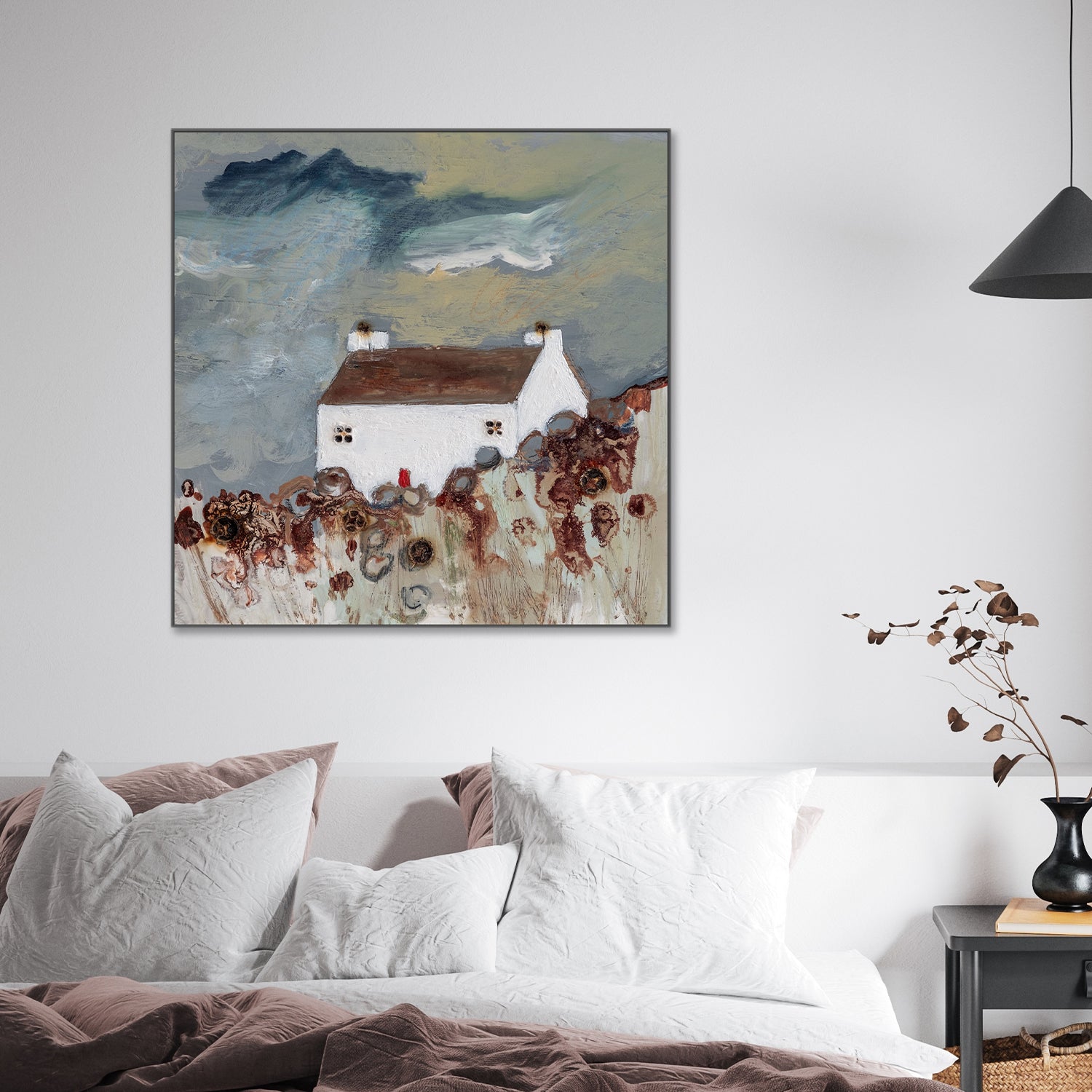 wall-art-print-canvas-poster-framed-Waiting For A Down Pour , By Louise O'Hara-2
