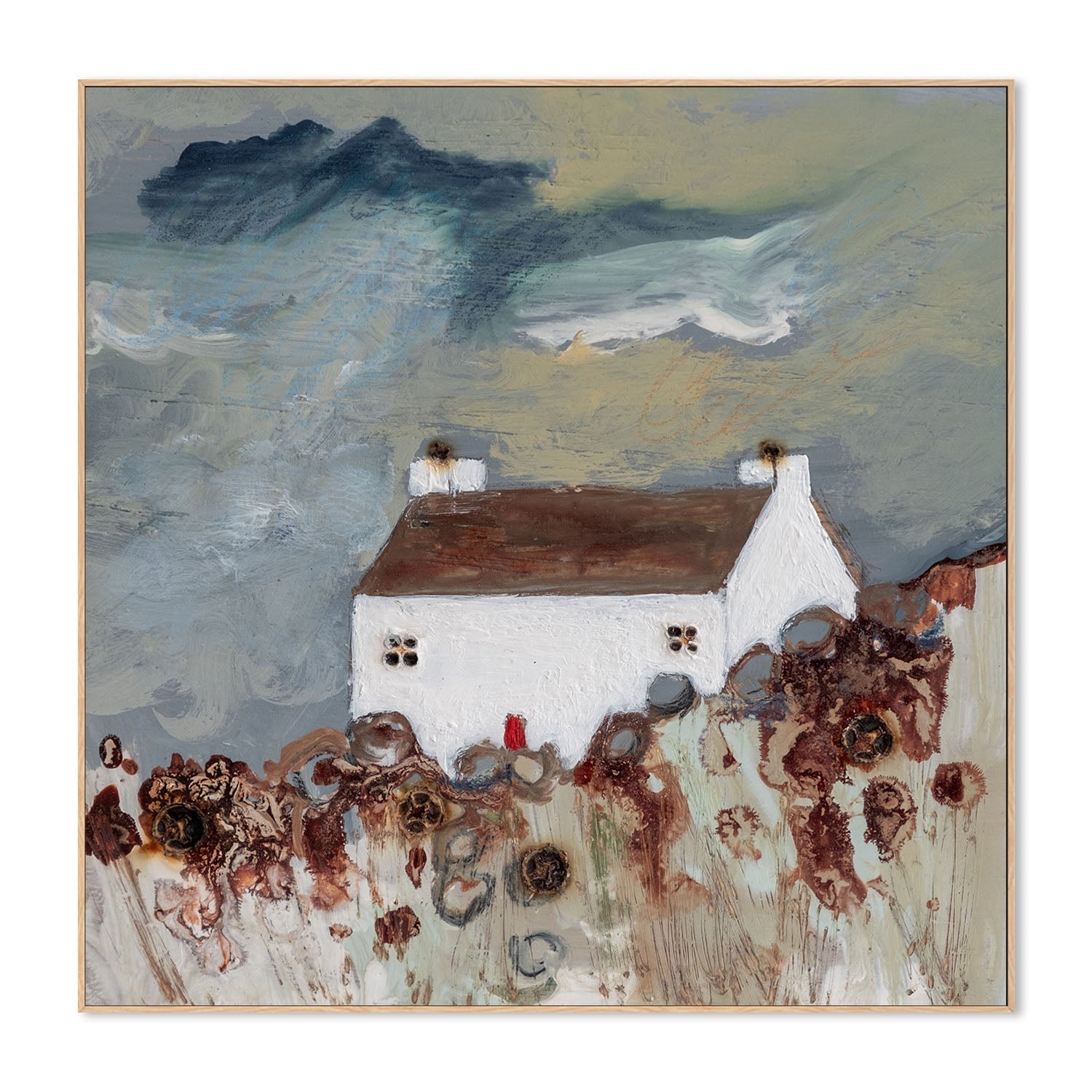 wall-art-print-canvas-poster-framed-Waiting For A Down Pour , By Louise O'Hara-4