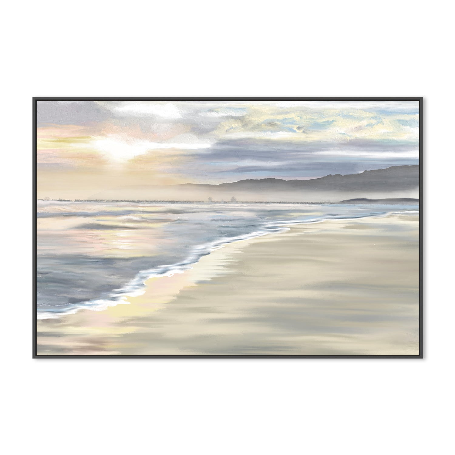wall-art-print-canvas-poster-framed-'Walk with Me', Grotto Beach, Hermanus, South Africa , By Jenna Alheit-3