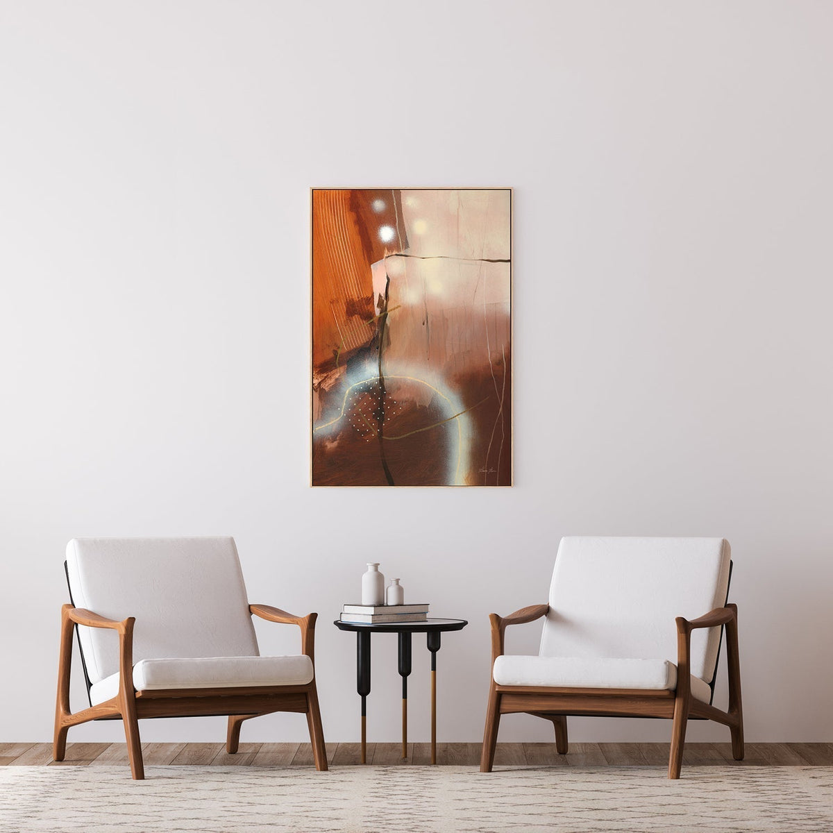 wall-art-print-canvas-poster-framed-Walking in the Woods-by-Laura Horn-Gioia Wall Art