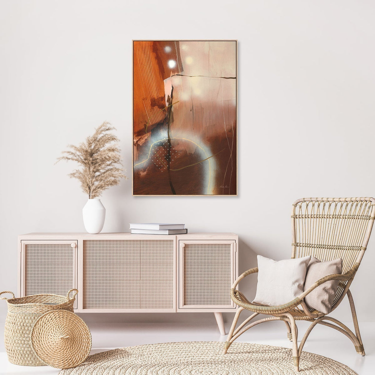 wall-art-print-canvas-poster-framed-Walking in the Woods-by-Laura Horn-Gioia Wall Art