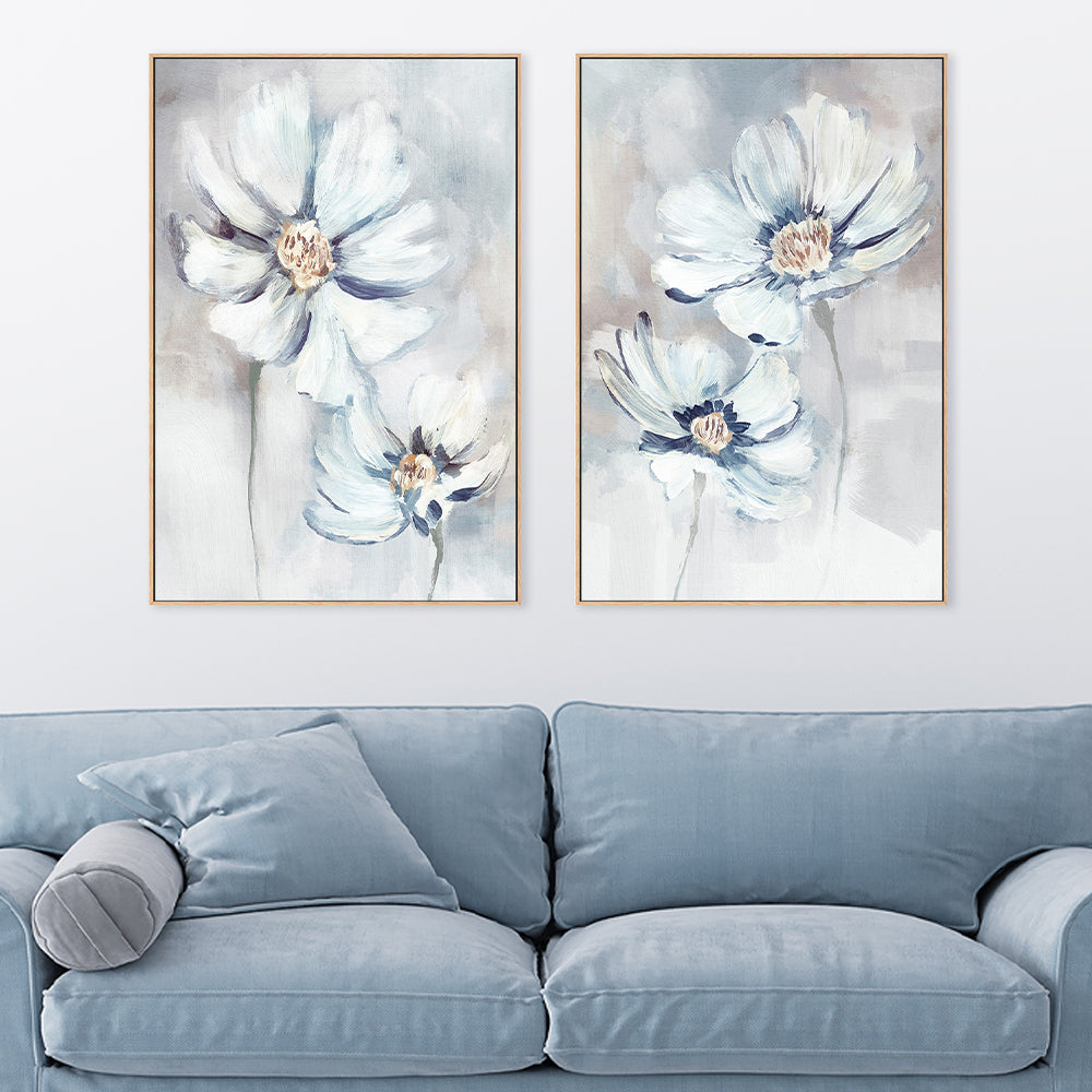 wall-art-print-canvas-poster-framed-Wash Of Color, Style A & B, Set of 2 , By Nina Blue-2