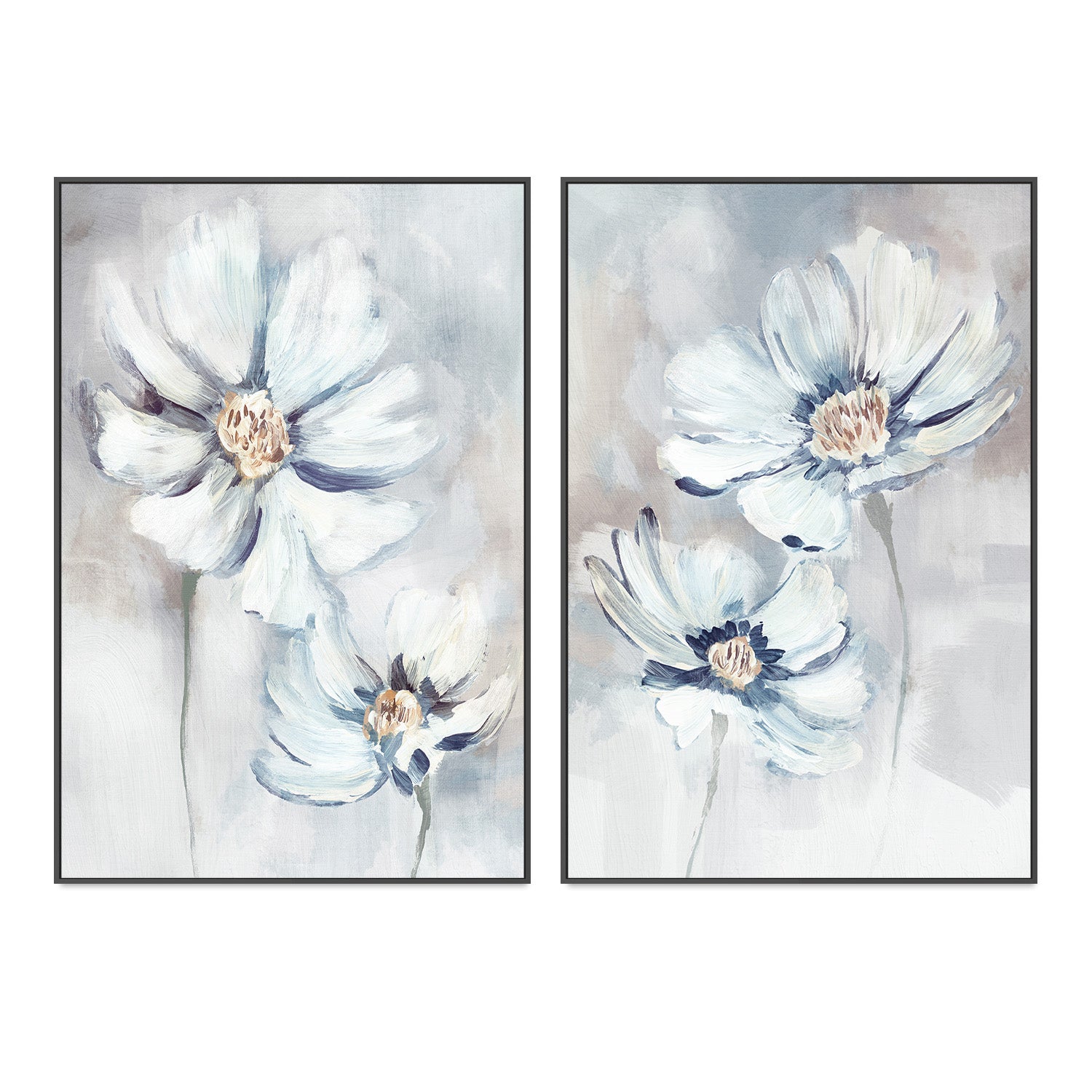 wall-art-print-canvas-poster-framed-Wash Of Color, Style A & B, Set of 2 , By Nina Blue-3