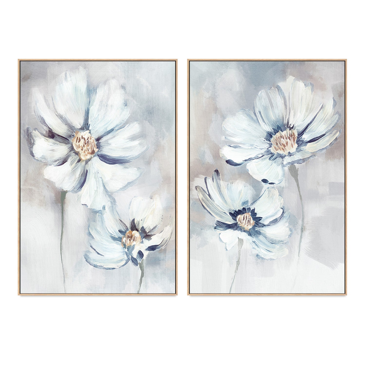 wall-art-print-canvas-poster-framed-Wash Of Color, Style A & B, Set of 2 , By Nina Blue-4