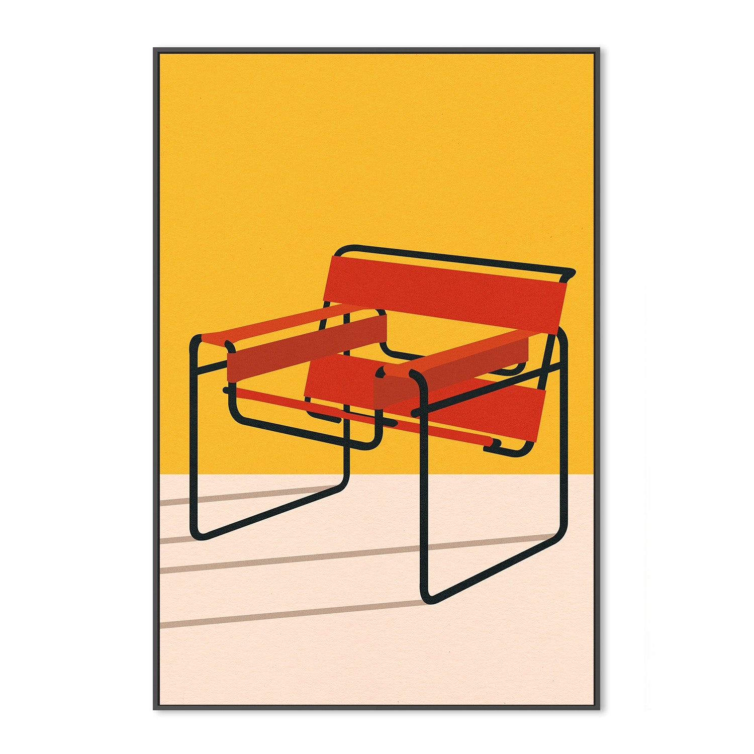 wall-art-print-canvas-poster-framed-Wassily Chair Marcel Breuer-3