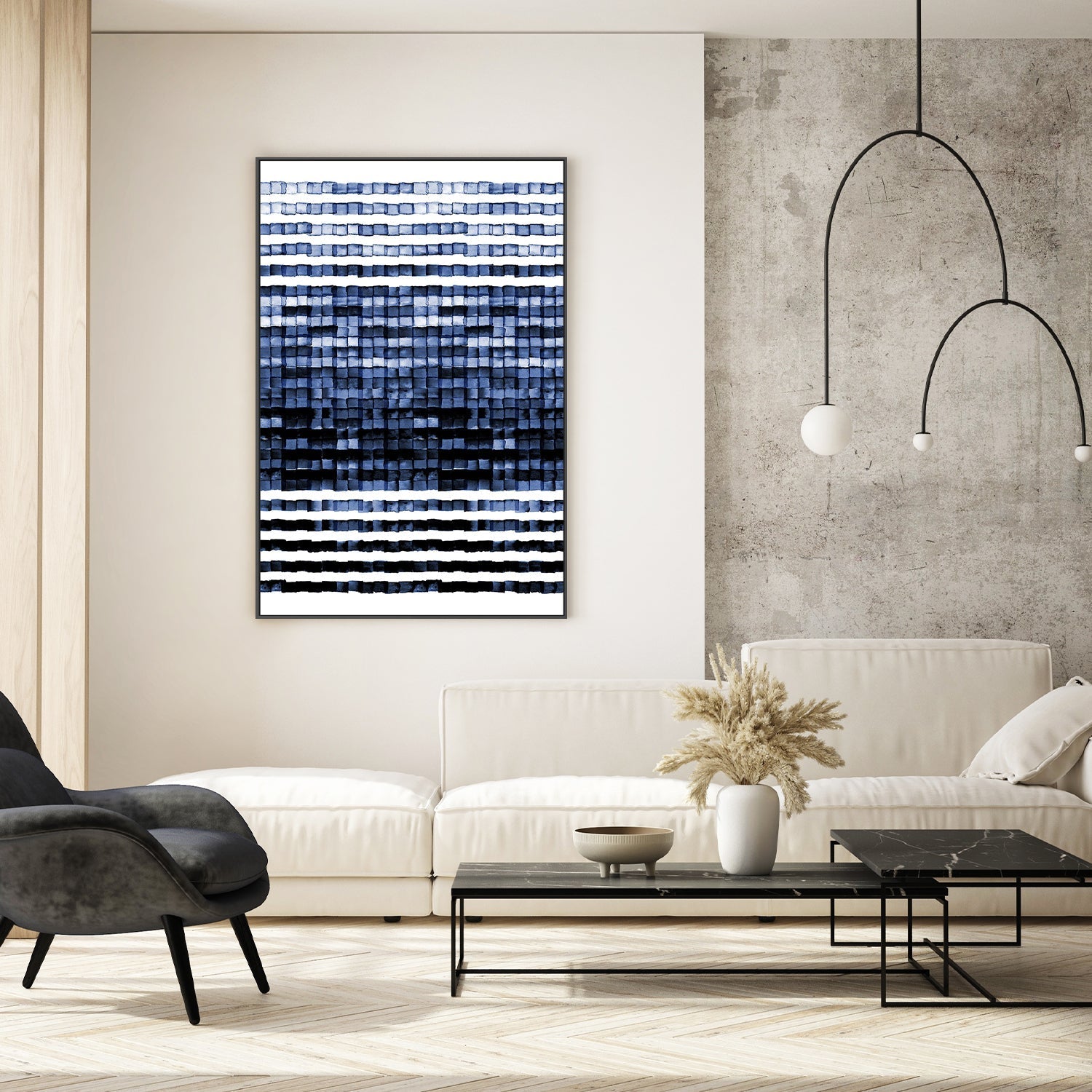 wall-art-print-canvas-poster-framed-Watercolor Mosaic , By Danushka Abeygoda-7