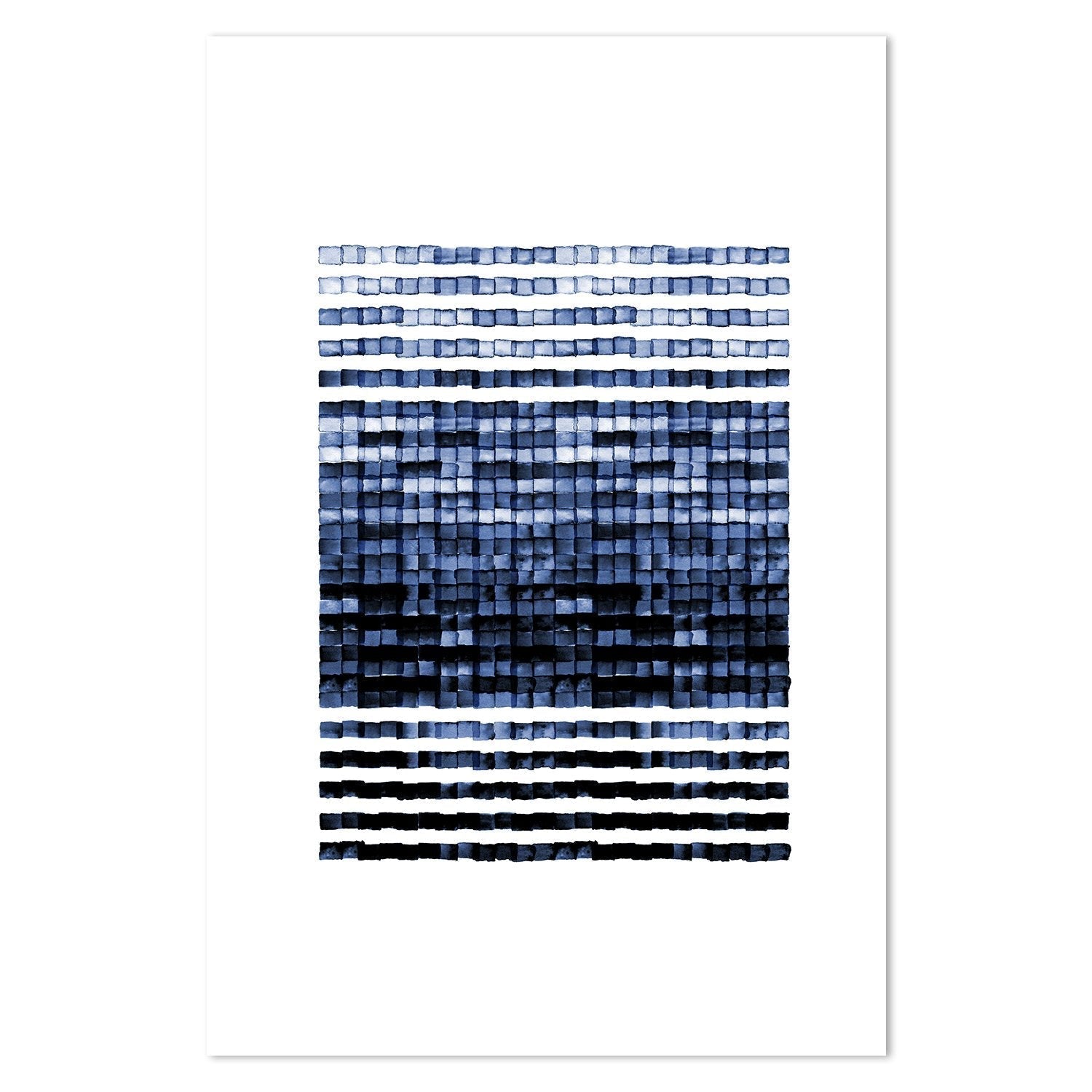 wall-art-print-canvas-poster-framed-Watercolour Mosaic-by-Danushka Abeygoda-Gioia Wall Art
