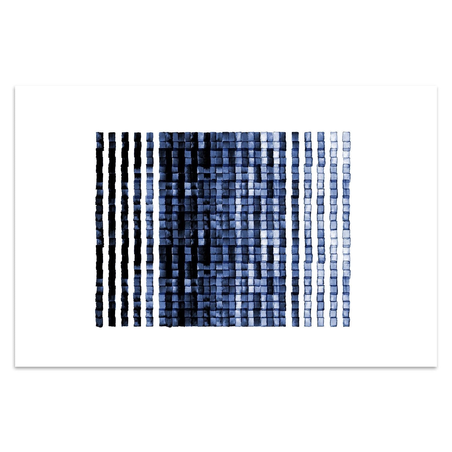 wall-art-print-canvas-poster-framed-Watercolour Mosaic-by-Danushka Abeygoda-Gioia Wall Art