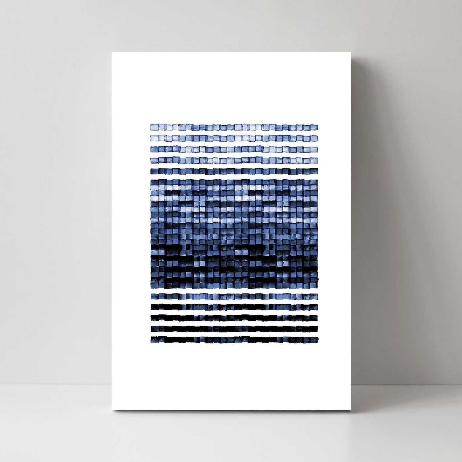 wall-art-print-canvas-poster-framed-Watercolour Mosaic-by-Danushka Abeygoda-Gioia Wall Art