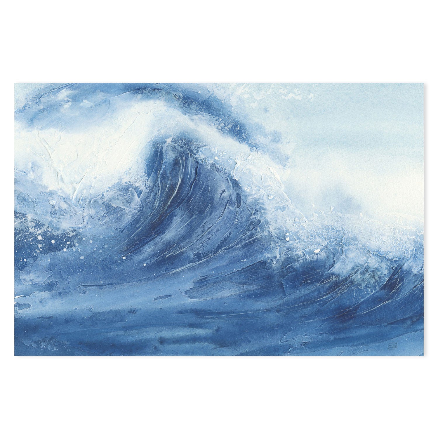wall-art-print-canvas-poster-framed-Waves, Style A-by-Chris Paschke-Gioia Wall Art