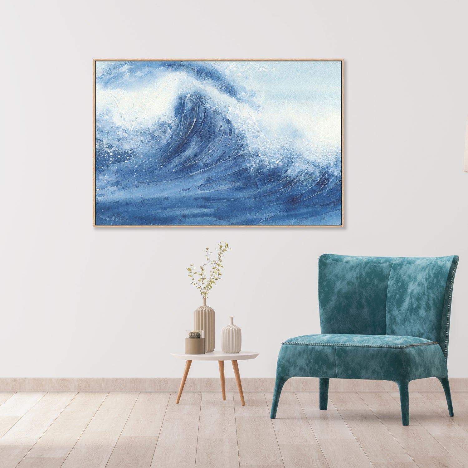 wall-art-print-canvas-poster-framed-Waves, Style A-by-Chris Paschke-Gioia Wall Art