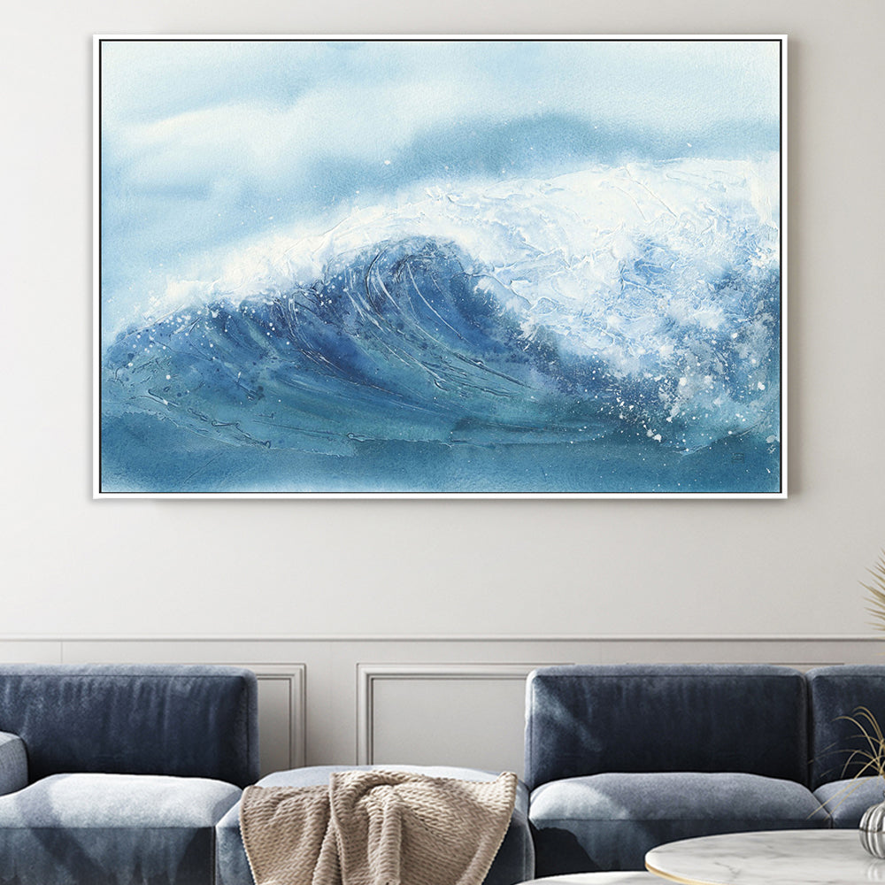 wall-art-print-canvas-poster-framed-Waves, Style B-by-Chris Paschke-Gioia Wall Art