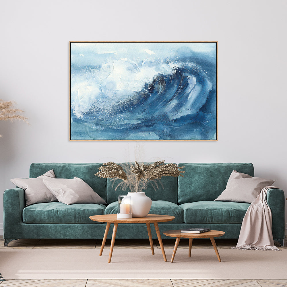 wall-art-print-canvas-poster-framed-Waves, Style C-by-Chris Paschke-Gioia Wall Art