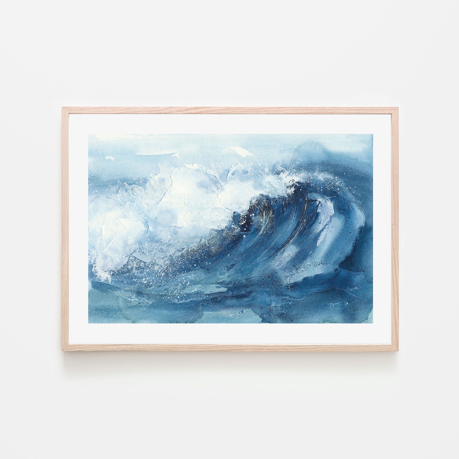 wall-art-print-canvas-poster-framed-Waves, Style C-by-Chris Paschke-Gioia Wall Art