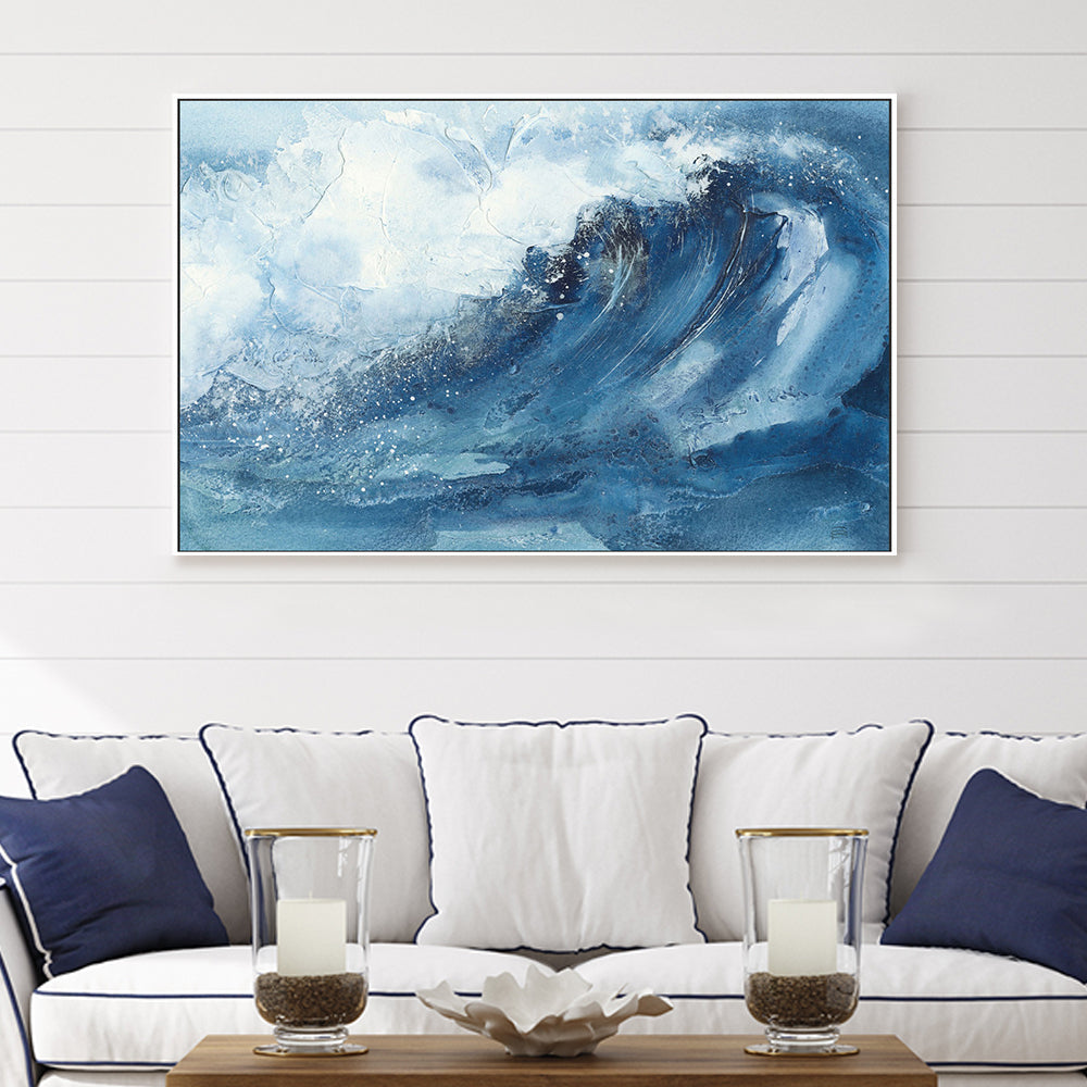wall-art-print-canvas-poster-framed-Waves, Style D-by-Chris Paschke-Gioia Wall Art