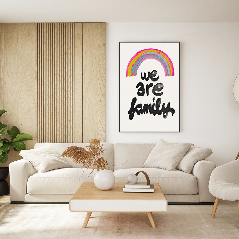 wall-art-print-canvas-poster-framed-We Are Family , By Treechild-GIOIA-WALL-ART