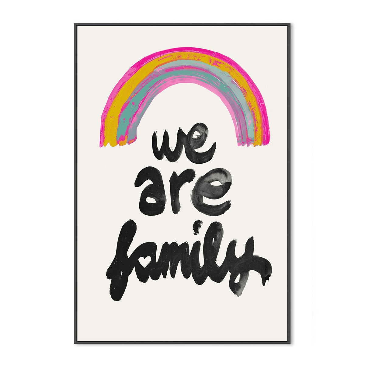 wall-art-print-canvas-poster-framed-We Are Family , By Treechild-GIOIA-WALL-ART