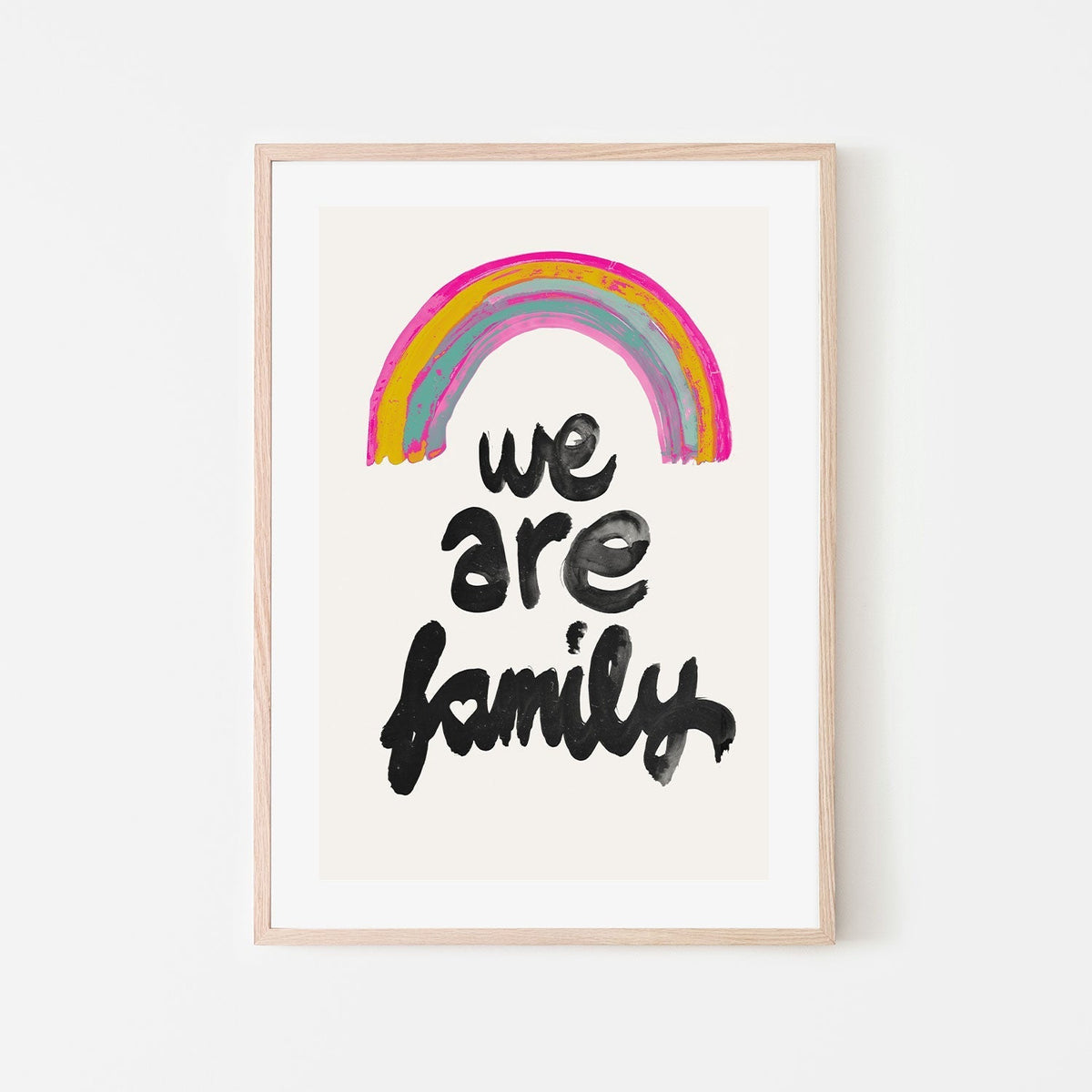 wall-art-print-canvas-poster-framed-We Are Family , By Treechild-GIOIA-WALL-ART