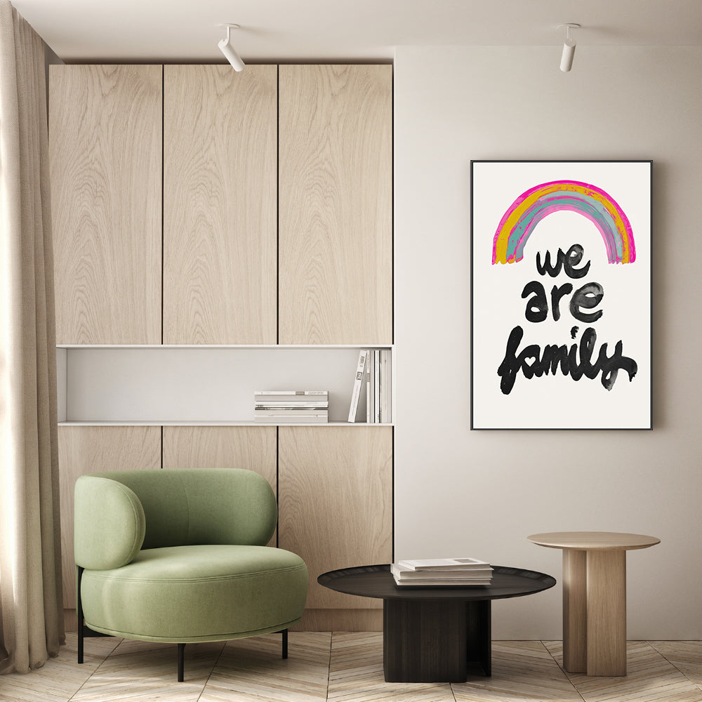 wall-art-print-canvas-poster-framed-We Are Family , By Treechild-GIOIA-WALL-ART